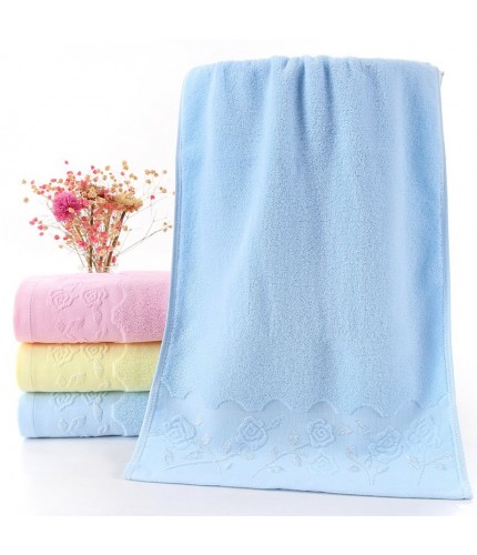 Rose Blue 35 * 75 Thick Cotton Bathroom Towel